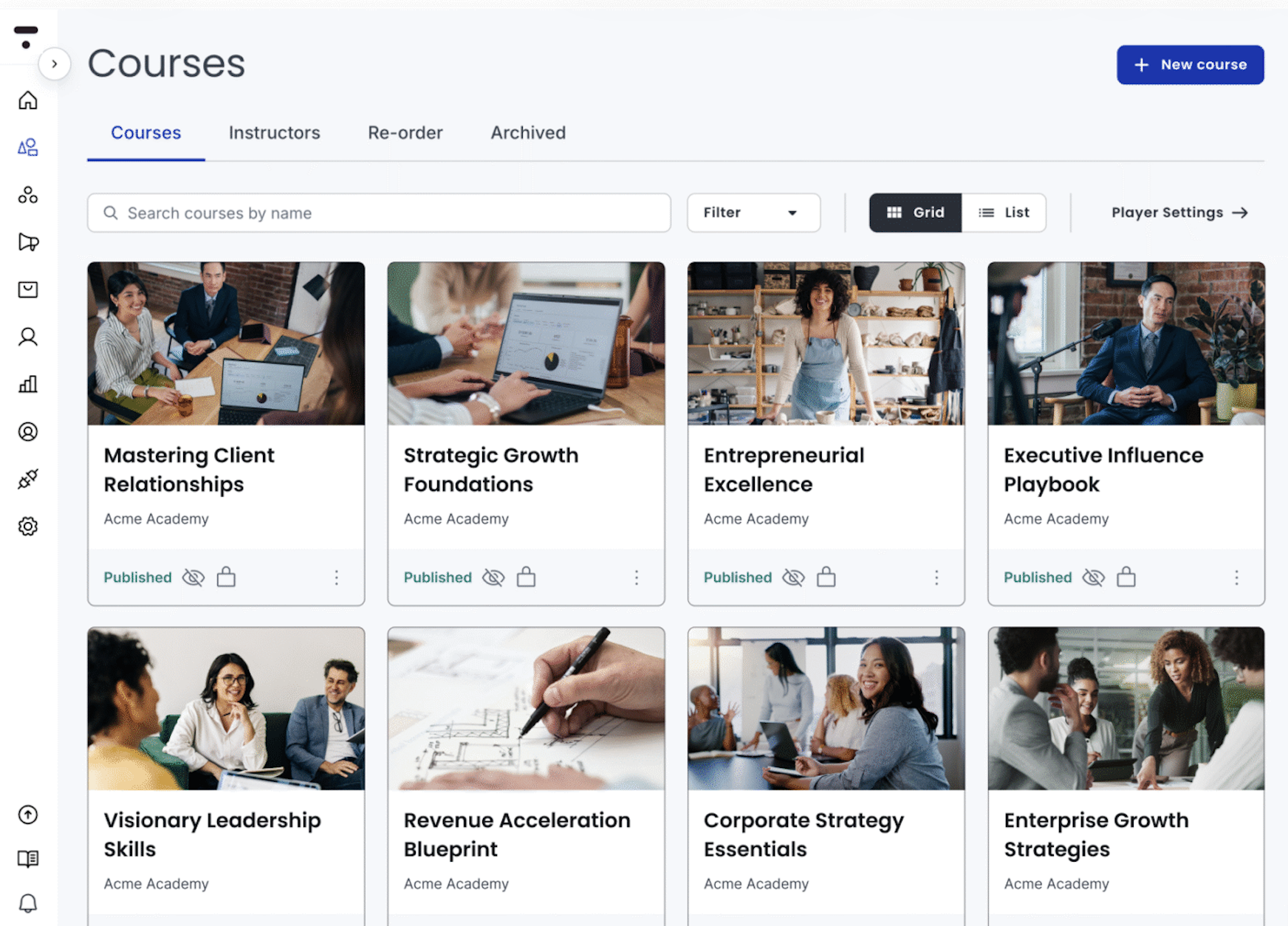 Workflowy Academy Course Library